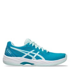 Asics Gel-Game 9 Clay Women's Tennis Shoes Teal Blue/White