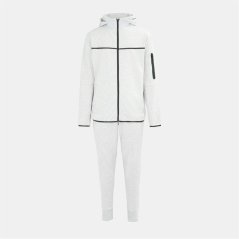 Lonsdale Track Suit Mens Light Grey
