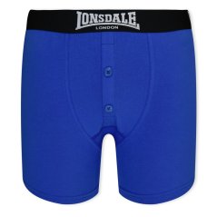 Lonsdale 2 Pack Boxers Junior Blue/Black