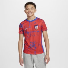 Nike Atletico Madrid Home Pre Match Shirt 2024 2025 Juniors Grey