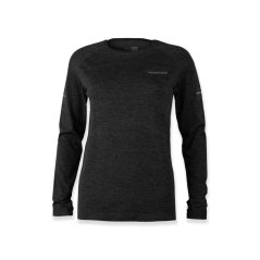 Karrimor XLite Womens Running Long Sleeve Top Black Marl
