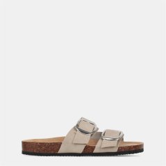 Miso Women's Birki Flat Sandals Taupe