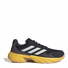 adidas CourtJam Control 3 Clay Tennis Shoes Blk/Metal/Spark