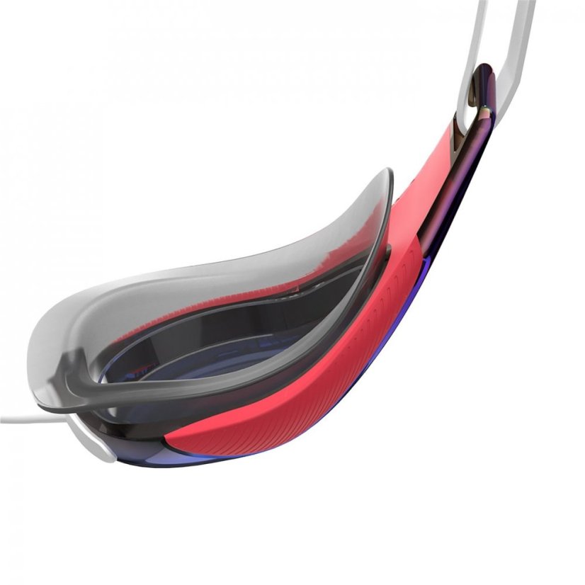 Speedo Fast Skin Hyper Elite Mirror Goggles Red/Cobalt