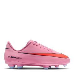 Nike Mercurial Vapor 16 Club Juniors Firm Ground Football Boots Pink/Black