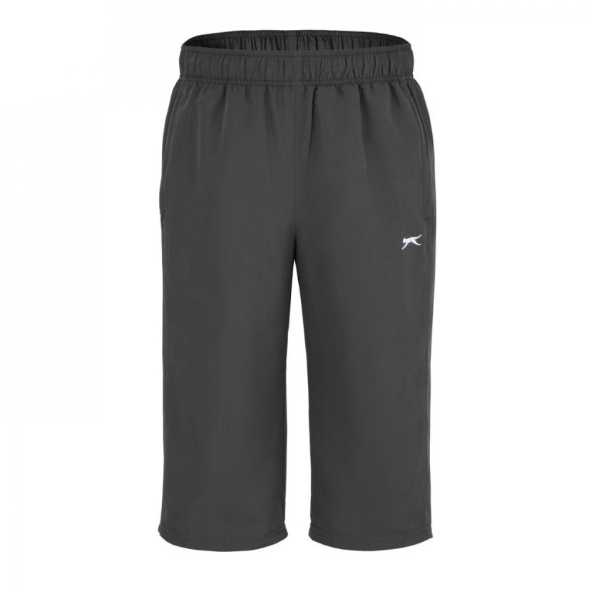 Slazenger Men's three quarterLength Tracksuit Bottoms Charcoal