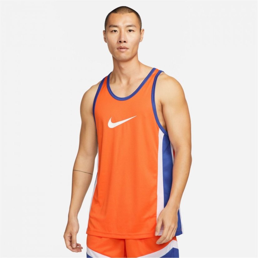 Nike Dri-FIT Icon Men's Basketball Jersey Orange/Royal