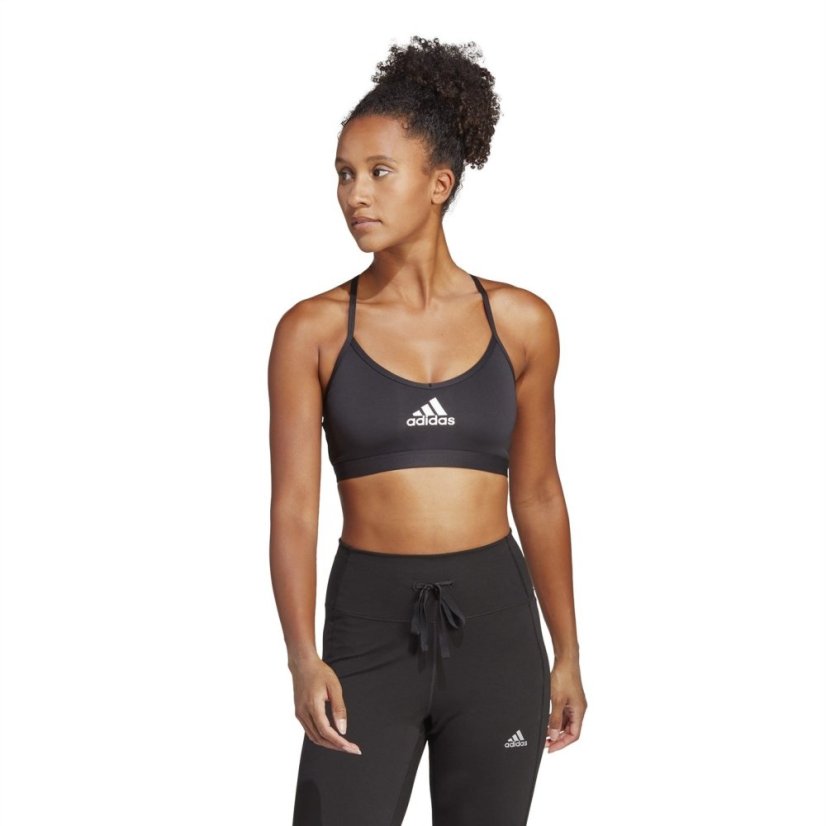 adidas AEROREADY Sports Bra Womens. Black