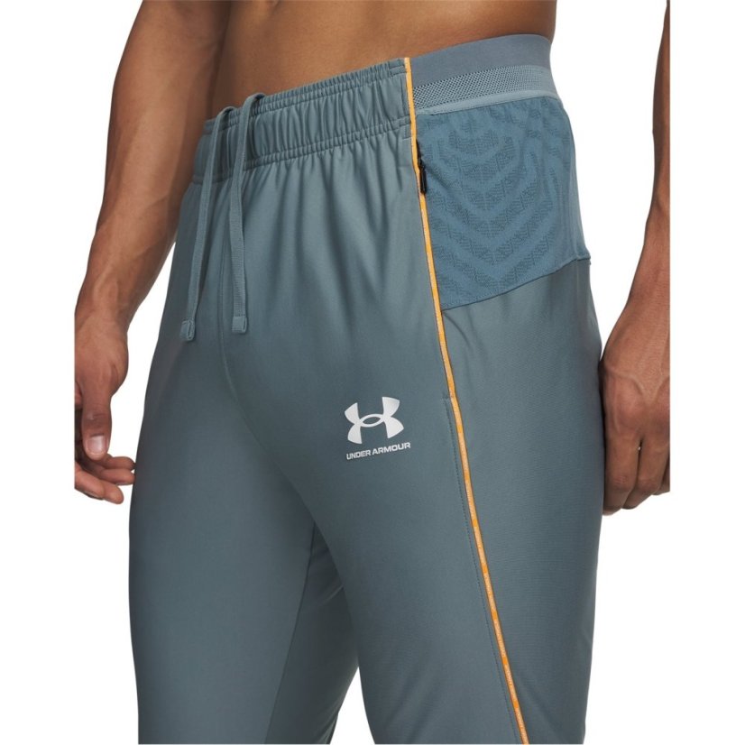 Under Armour Men's Chal Performance Tracksuit Bottom Grey/Orange