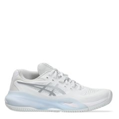 Asics Gel-Resolution X Clay Tennis Shoes Womens White/Silver