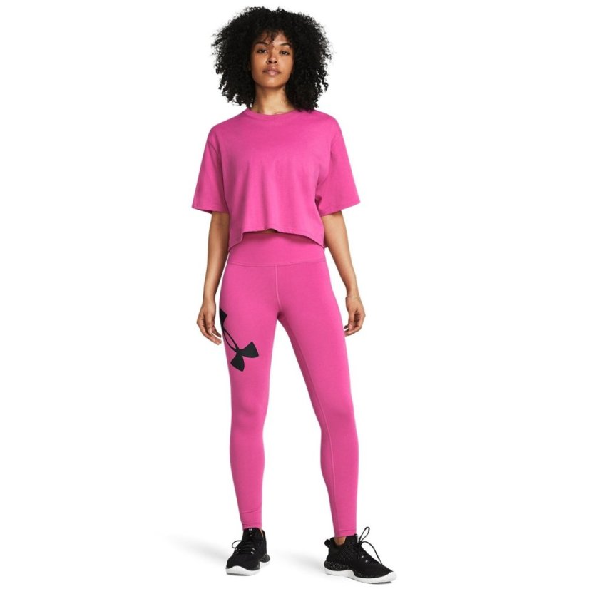 Under Armour Campus Leggings Womens Astro Pink/Blac