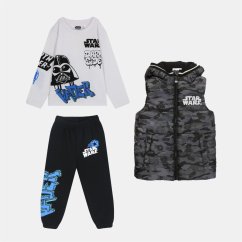 Character Unisex Kids Disney 3-Piece Fleece-Lined Gilet Star Wars