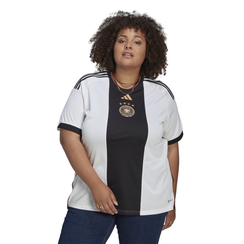 adidas Germany Home Shirt 2022 Plus Size Womens White
