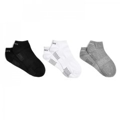 USA Pro Anti Slip Socks Ladies 3Pk Multi