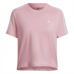 adidas 3S Crop Tee Ld99 Pink/White
