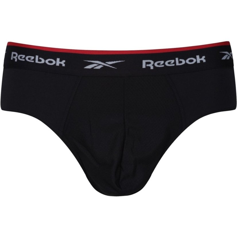 Reebok 3 Pack Mens Performance Briefs Black/White/Grey