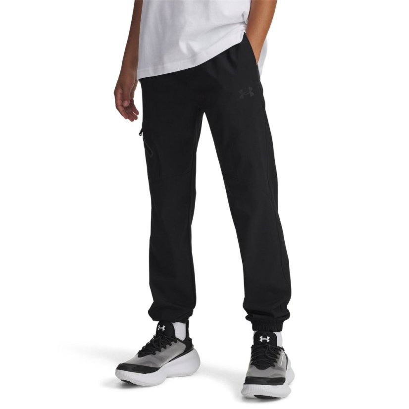 Under Armour UA Unstoppable Woven Boys Joggers Black/Black