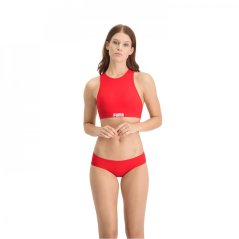 Puma Swim Hipster Briefs Womens Red