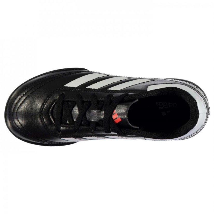 adidas Goletto VIII Astro Turf Football Boots Kids Black/White
