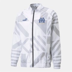 Puma Olympique De Marseille FC Prematch Jacket White