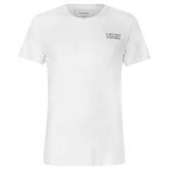 Firetrap Trek T Shirt Mens White