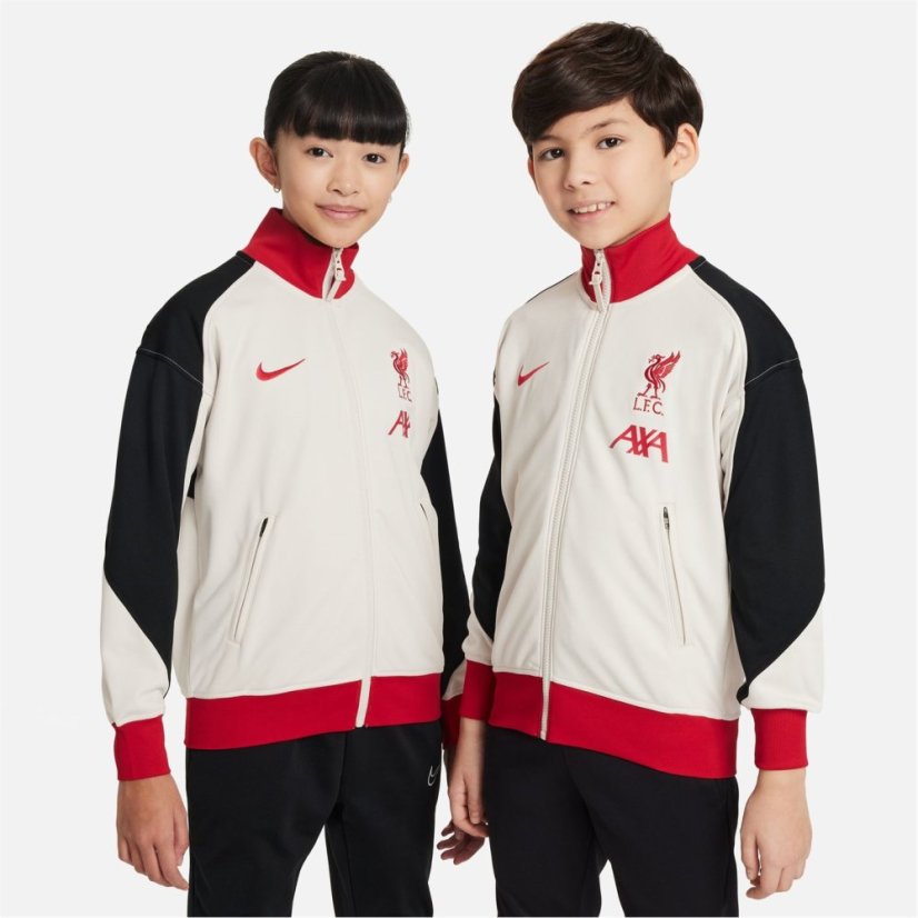 Nike Liverpool Academy Pro Anthem Jacket 2024 2025 Juniors Beige