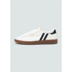 Patrick Men's Monaco Court Trainers White/Black