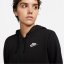 Nike Sportswear Club Fleece Women's Hoodie Dress Black/White