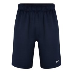 Slazenger Fleece pánske šortky Navy