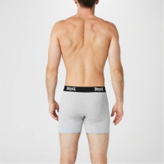 Lonsdale 2 Pack Boxer pánske šortky Grey