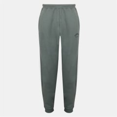 Everlast Men's High Waisted Cotton Fleece Ribbed Cuffs Joggers Khaki