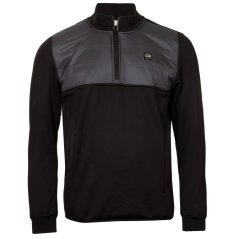 Calvin Klein Golf Men's Half Zip Performance Jacket Black