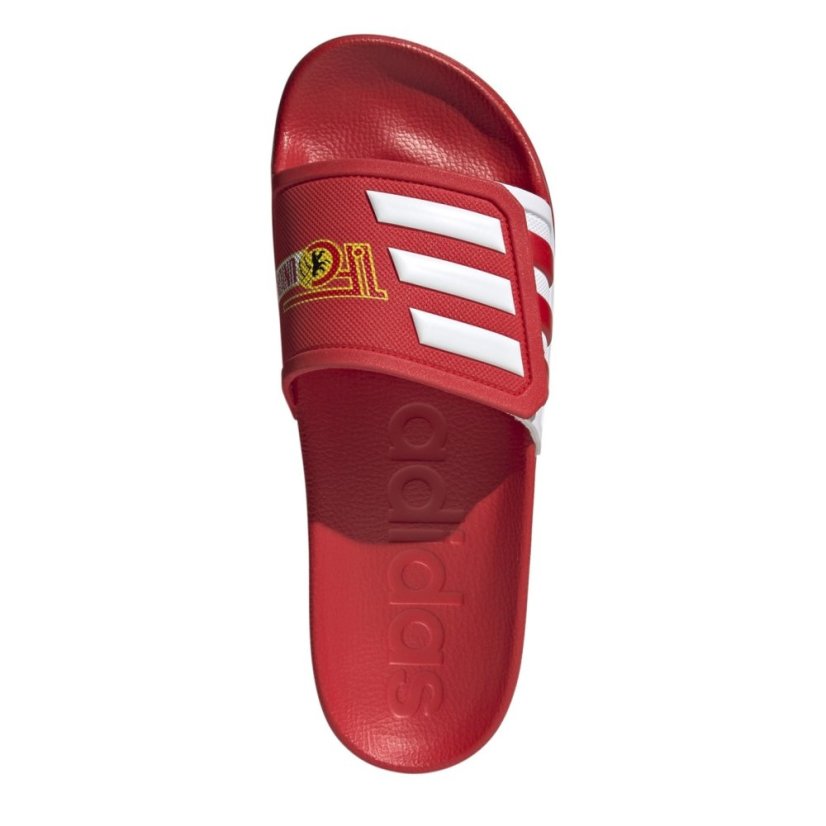 adidas Unisex Kids' Adilette TND Cloudfoam Quick-Drying Pool Sliders Vivid Red/White