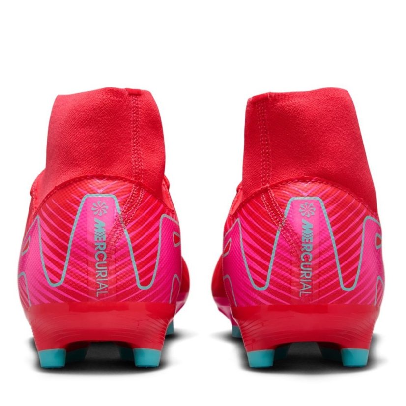 Nike Zoom Mercurial Superfly 10 Academy Adults Firm Ground Football Boots Red/Green