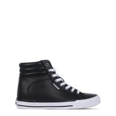 SoulCal Asti Hi Tops Trainers Womens Black/White