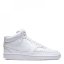 Nike Court Vision Mid Women's Hi Tops Triple White