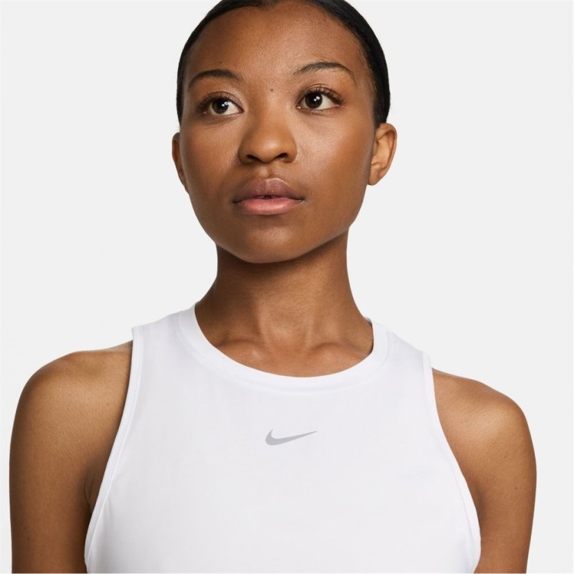 Nike One Classic Women's Dri-FIT Fitness Tank Top White