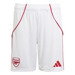 adidas Arsenal Home Shorts 2025 2026 Juniors White/Red