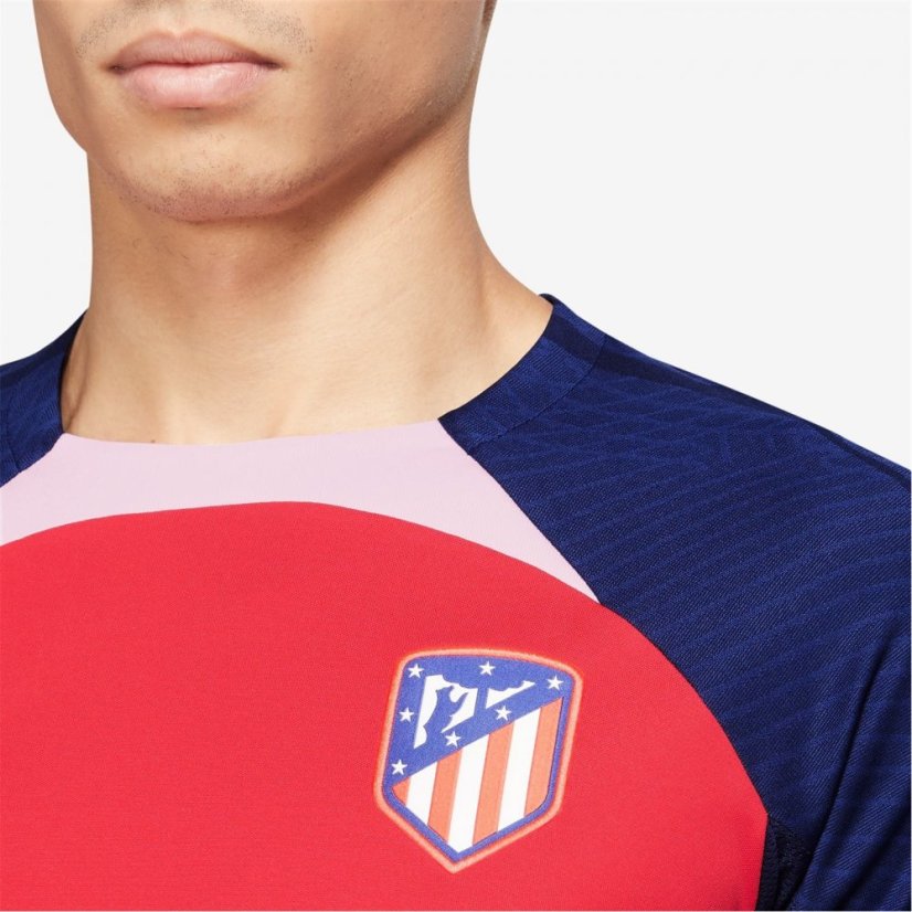 Nike Atletico Madrid Strike T Shirt Adults Red/Blue