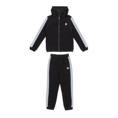 Donnay Flc FZ T/Suit Jn99 Black/Grey