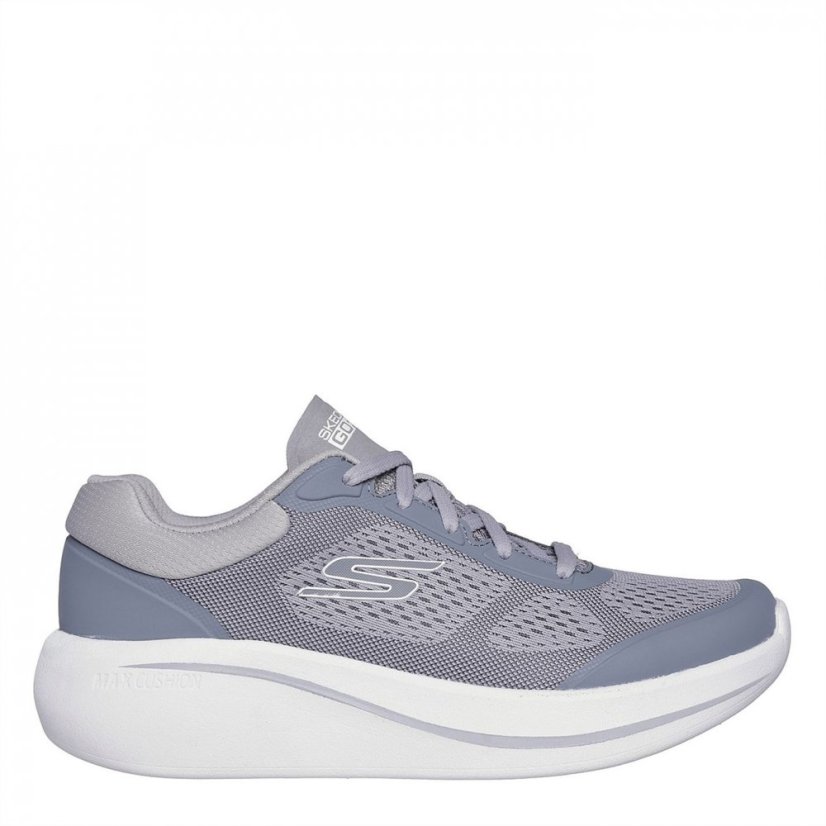 Skechers Max Crush Mesh Mens Trainers Grey