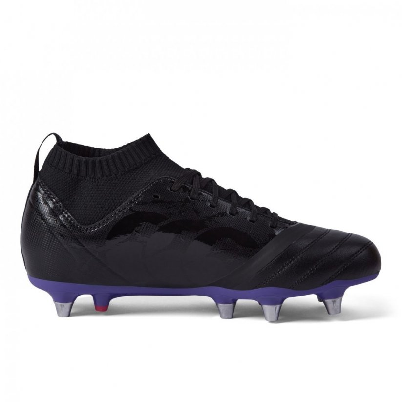 Canterbury Stampede Pro SG Rugby Boots Adults Black/Violet