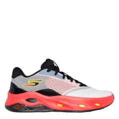 Skechers Basketball Float Low Trainer Mens Orange/White