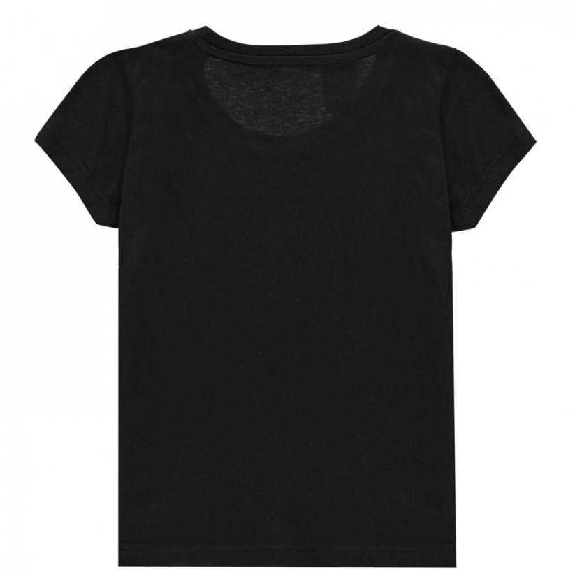 adidas Girls Essentials Linear T-Shirt Blk/Wht Linear
