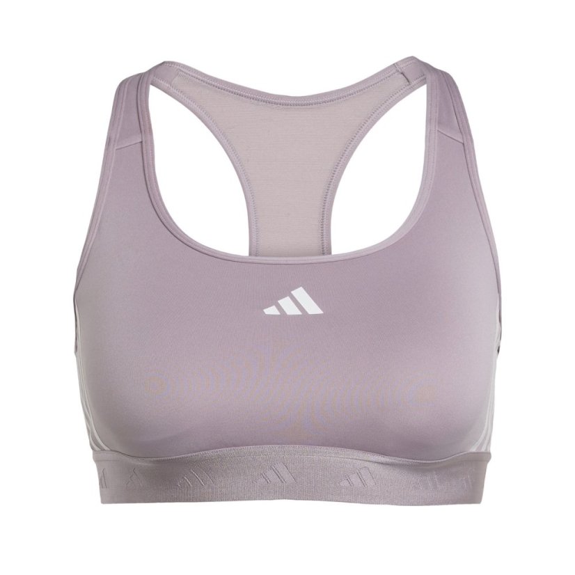 adidas Women's Medium Impact Sports Bra Pre-Loved Fig
