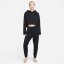 Nike Yoga Luxe Women's Cropped Fleece Hoodie Black/Iron Grey
