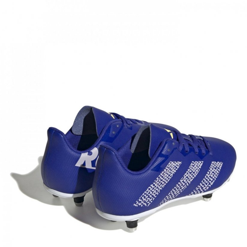 adidas Kakari SG Junior Rugby Boots Blue/White