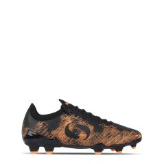 Sondico Blaze Junior FG Football Boots Black/Orange
