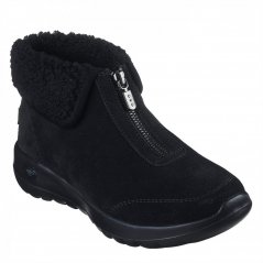 Skechers Chugga Bootie W Zipper & Exposed Co Snug Boots Girls Black