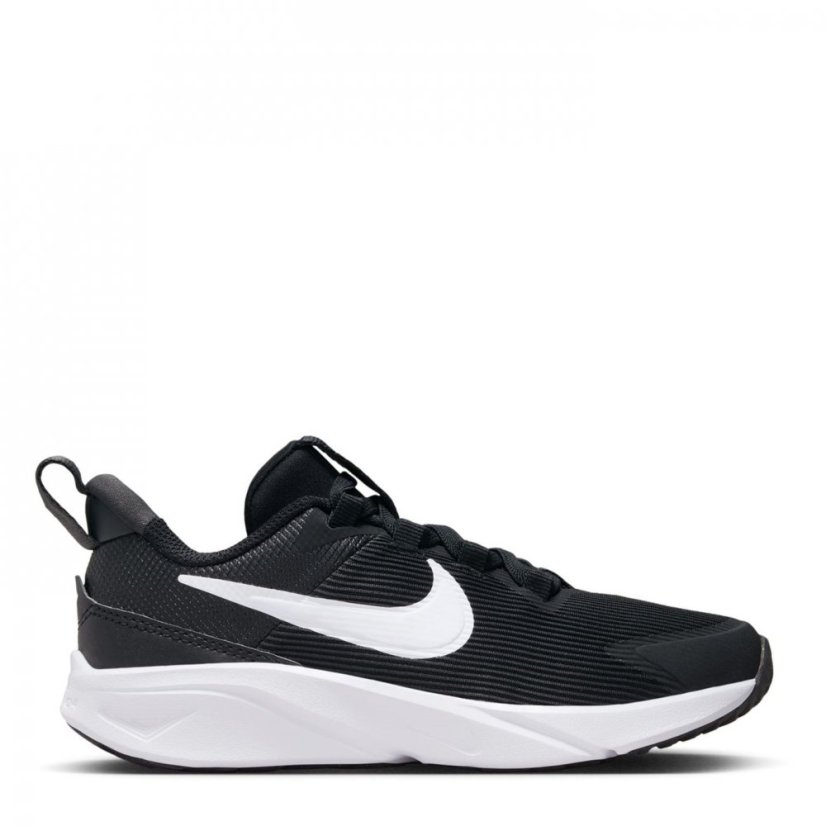 Nike Star Runner 4 Little Kids' Shoes Black/White